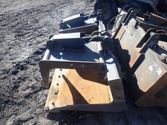 Virnig 72″ Skid Steer Scrap Grapple NICE! HEAVY DUTY HD Bobcat Bucket