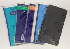 Unused 1990s FILOFAX Tejus Organizer Calf Leather Made in England Unused Inserts