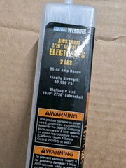 2 Chicago Electric 1/16 IN AWS E6013 WELDING Electrode 60,000lb Tensile Strength