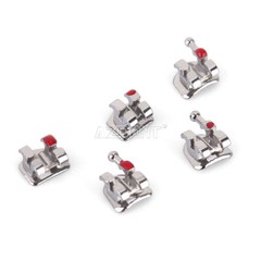100X AZDENT Dental Orthodontic Bracket Braces Mini Roth Slot.022 Hooks 3-4-5