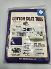 Weaver Leather Livestock Purple Cotton Goat Tube – Size Large (85-105 lbs) B7