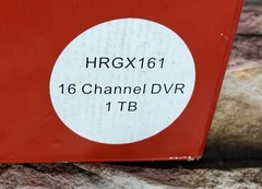 Honeywell Performance Series HRGX161 | 16 Channel DVR, 1TB HDD, H.264, Embedded