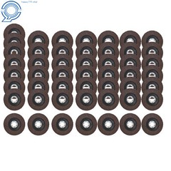 50 Pcs 4-1/2″ X 7/8″ Premium Zirconia Flap Disc Sanding Grinding 40 Grit Grey