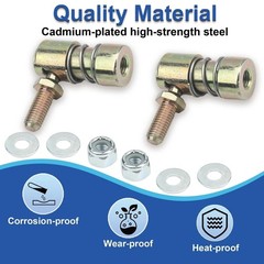 2Pack Throttle Disconnect Quick Release Ball Joint, 1/428 in Female Thread St…
