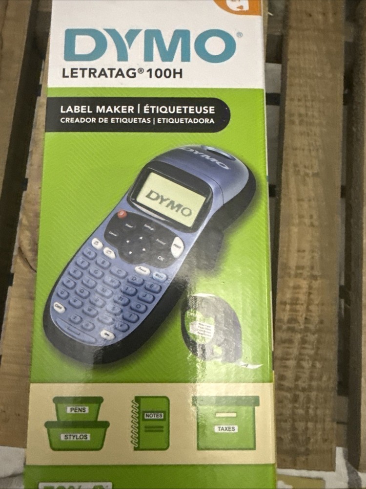 Dymo Letratag LT-100H Blue Portable Handheld Label Maker New In Box