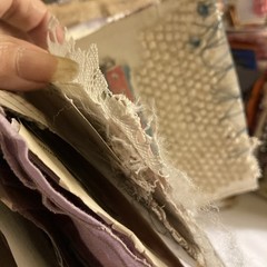Junk Journal Intercession, Coffee Stain Pages