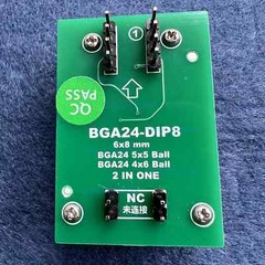 XGecu BGA24 6X8mm 5X5 and 4X6 Ball universal adapter IC socket withSpring Probe