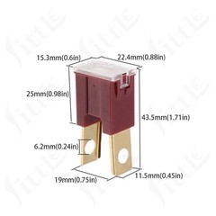 32V Fuses Square Assortment Fuse 20A 30A 40A 50A 60A-120A Cartridge