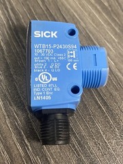 Sick WTB15-P2430S94 Pinpoint Red LED Photoelectric Sensor 4-100MM Range – USA