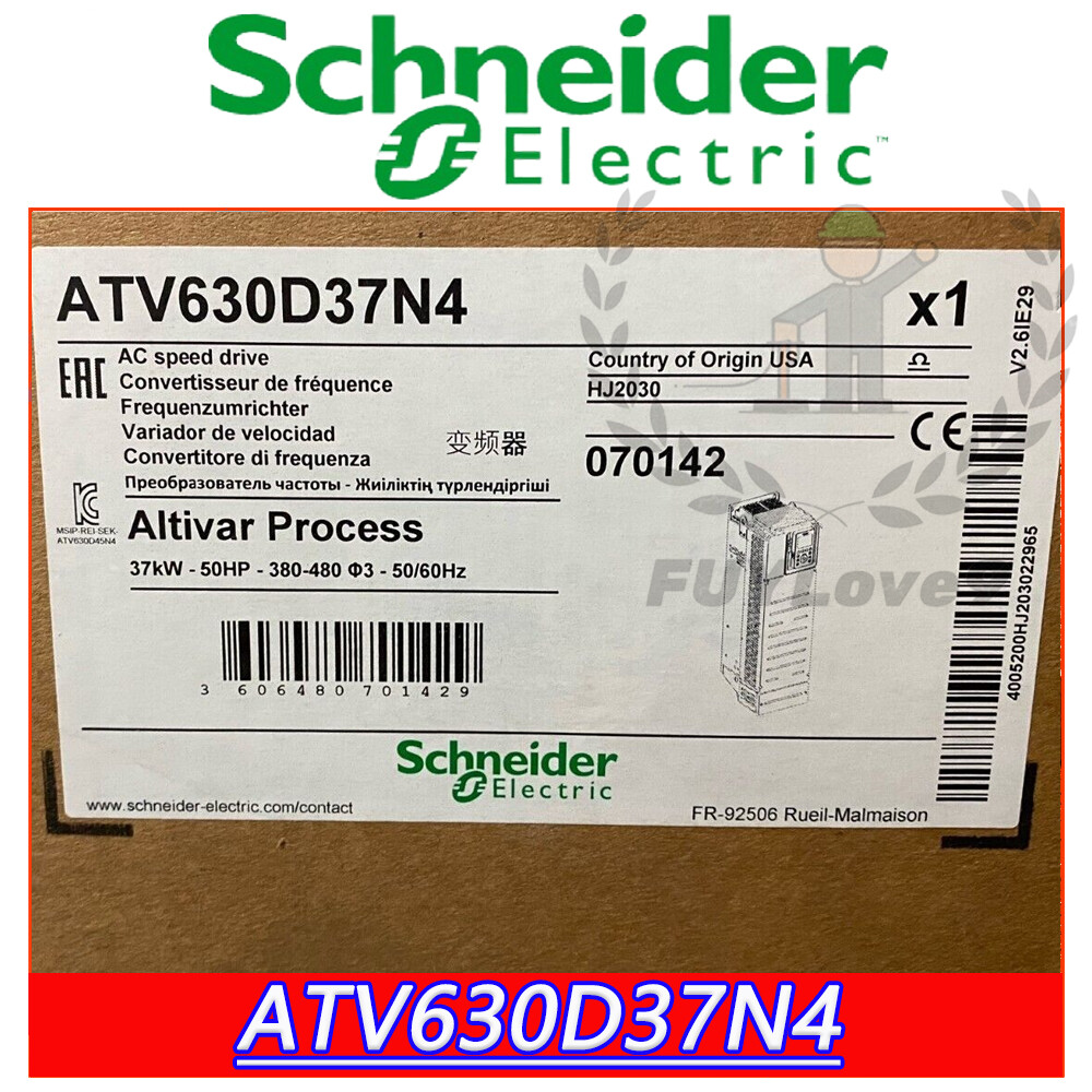 Schneider ATV630D37N4 Brand New, Quality Guaranteed Free Ship