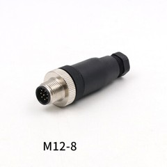 PG7 M12 Sensor Connector 4/5/8/12 Pin Male/Female Straight/Right Angle Plug IP67
