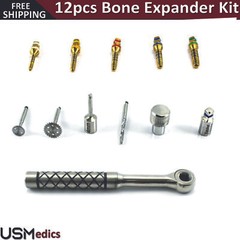 12pcs Surgical Bone Expander Kit Sinus Lift With Saw Disks Dental Implants CE