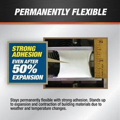 DAP Dynaflex 230 10.1 oz Premium Latex Sealant for Interior Exterior Use