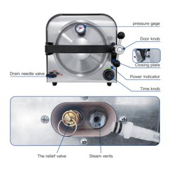 Dental Autoclave Steam Sterilizer Medical Drying Class B Steam Sterilizer Vacuum