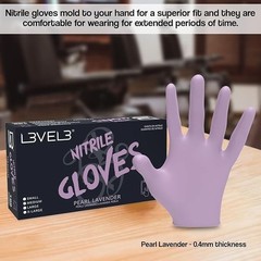 Level 3 Nitrile Gloves Professional Heavy Duty Disposable Gloves Latex Free