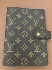 Authentic Louis Vuitton MM Monogram Agenda 6-Ring, Medium
