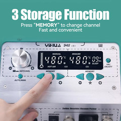 YIHUA 948-II 4 in 1 Soldering Station Desoldering Station Iron Hot Air Gun