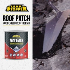Black Jack Leak Stopper 1 Qt. Rubberized Roof Patch 0318-GA Black Jack Leak