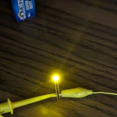 Rare Historic Western Electric LED s Collectible, Heavy GOLD leads NOS Round 3mm