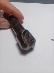 Valenite Carbide 45 degree Insert Cutters 1.5 And 1.0 Inch lot of 2