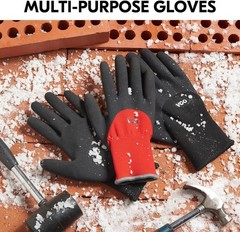VGO Heavy Duty Winter Gloves, Large – Touchscreen, Waterproof & Warm Lining