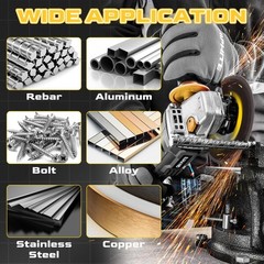 4.5″ Diamond Cutting Wheel 7/8″ Angle Grinder Disc, Carbide Cut Off – 3 Pack for