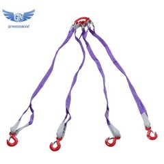 5ft 6610lbs Chain Sling for Lifting with G80 Alloy Steel Four Legs Grab Hook