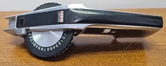 Vintage DYMO 1570 Manual Label Maker Embosser Handheld Chrome Black Tested Works