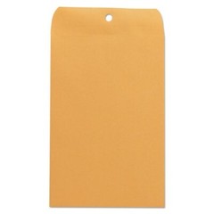 100 Pcs CLASP ENVELOPES 6”x9” Kraft Shipping Mailing Gummed Business Manila