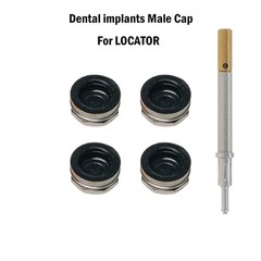 Universal Implant Locator Core Tool Overdenture Metal Housing & Lab Cap Assembly