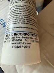 Case of 24 Silco RTV 4500 Food Grade High Strength Silicone Sealant White 10.3oz