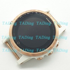 42mm （ Rose Gold +White）LCD Display Screen For Garmin Fenix 5s Replacement Parts