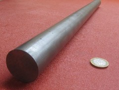 4140 Alloy CF Steel Rod Round Bar, 1 3/8″ Dia. x 2 Ft Length
