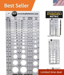 Precision Screw Thread Gauge for Metric & SAE Fasteners