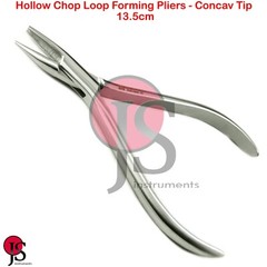 Hollow Chop Contouring Pliers Loop Forming Orthodontic Dental Plier Concave