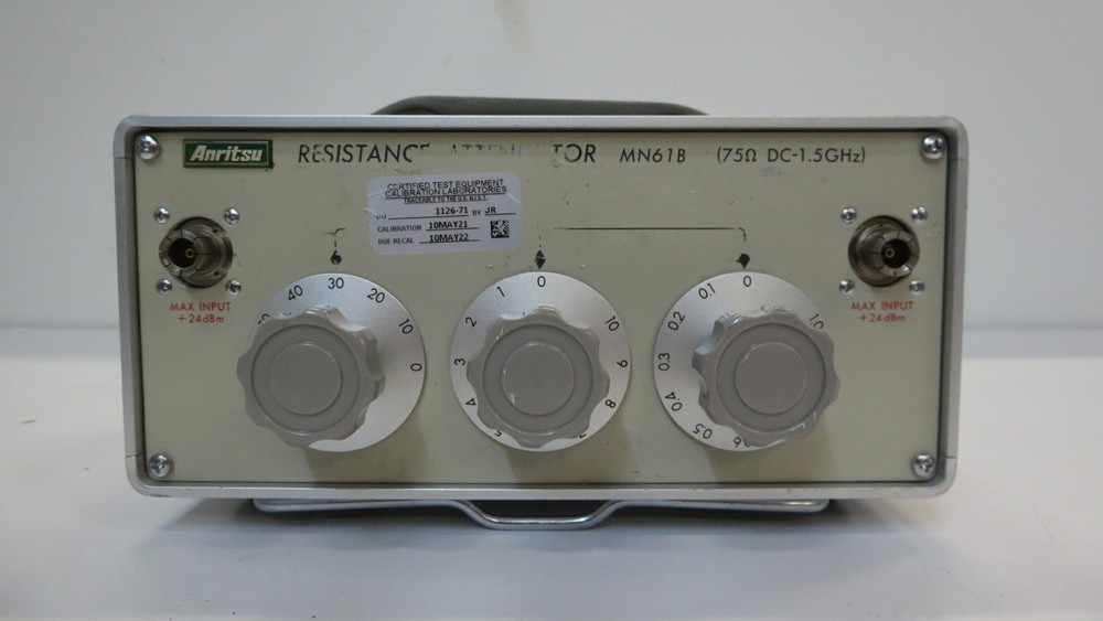 ANRITSU MN61B RESISTANCE ATTENUATOR 75ohm DC-1.5GHz