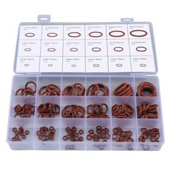 180 Pcs O-Ring Brown Metric FKM O-Ring Kit Fit High Heat Applications