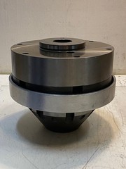 Lathe Spindle Nose Collet Chuck 9″ OD 68mm Top Bore 40mm Bottom Bore