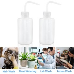 DTDNZKN 2 Pack 8oz 250ml Wash Bottles with Narrow Mouth and Labels – Ideal