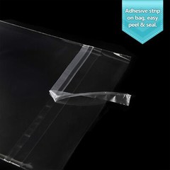100 Pack Clear Acid-Free Bags for Art Mats and Pictures 12-7/16″ x 18-1/4″