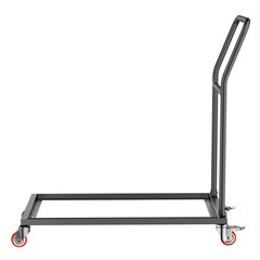 Folding Chair Rack Cart for 25 Chairs of 300 LBS L-shape Vertical