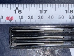 Interstate M3.5×0.6 3pc Tap Set Taper Plug Bottom HSS D4 ONE OF EACH- 3pcs