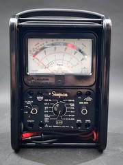Simpson 260-8PRT Analog Multimeter with Roll Top Case Very Clean
