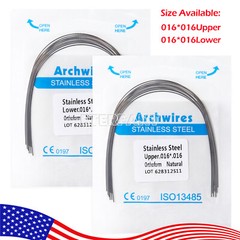 0.99/pack ETERFANT Dental Orthodontic Arch Wire Rectangular NiTi/Stainless Steel
