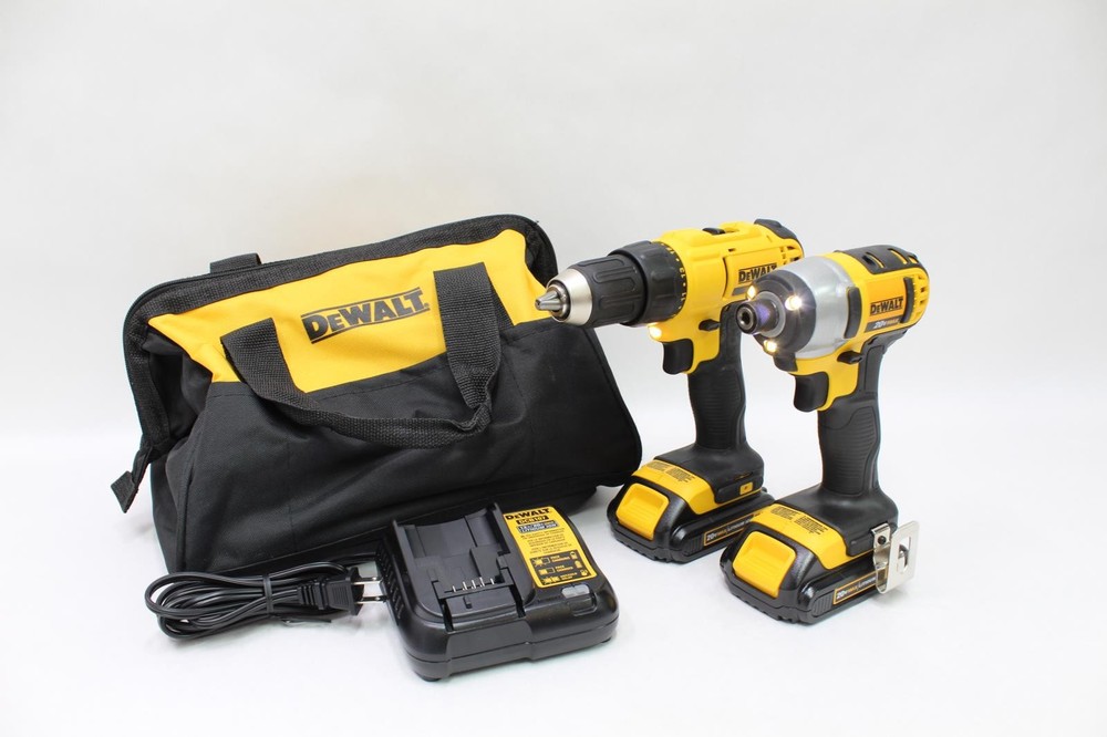 DEWALT 20V MAX Cordless Drill/Driver and Impact Driver Combo Kit – DCK240C2