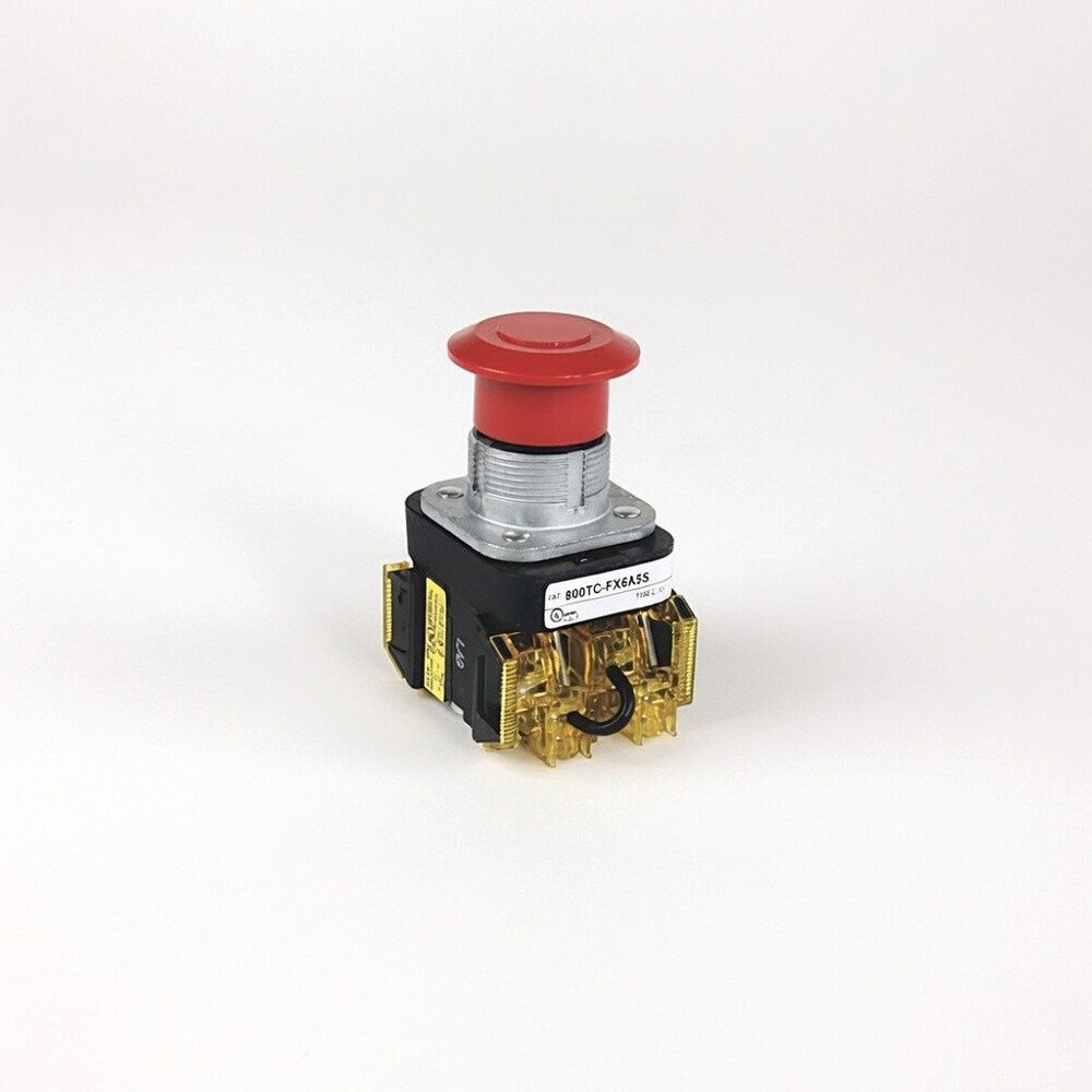 ALLEN-BRADLEY / 800TC-FX6A5S / 30MM / RED MUSHROOM PUSH-PULL EMERGENCY STOP