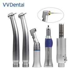 VVDental High/Low Speed Handpiece Kit E-generator LED Turbine 2/4Holes