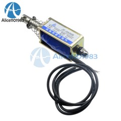 10PCS JF-0530B DC12V 300mA 5N/10mm Pull-Push-Type DC Solenoid Electromagnet