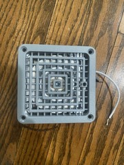 Federal Signal Vibratone Horn Model 350 Series B1, 120VAC, 50/60 HZ, 0.22Amps