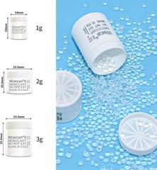 1 Gram 100 Packs Silica Gel Canister Desiccant Capsule Food Pharmaceutical Grade